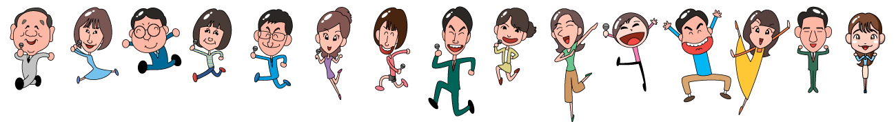 IBCアナウンサーイラスト