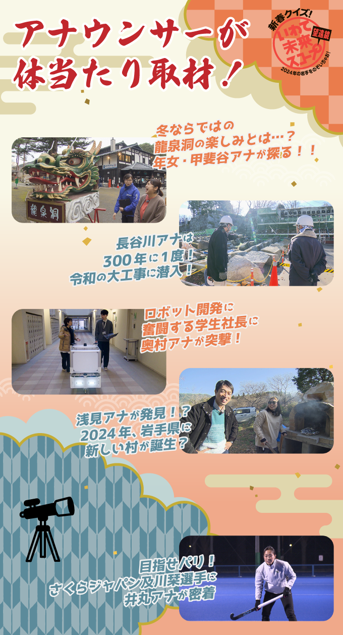 新春クイズ！いわて未来スコープ
