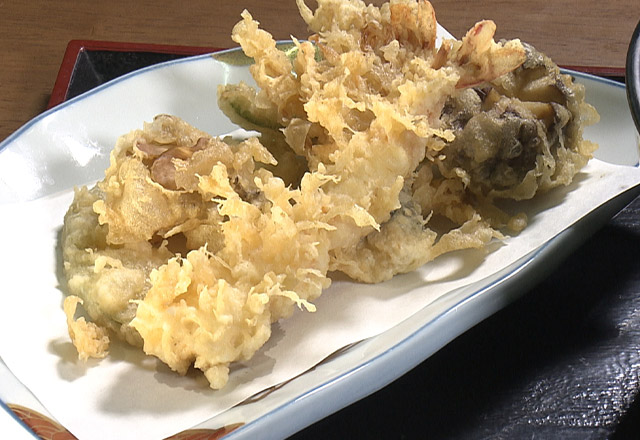 「れすとらん文化」（矢巾町）の天ぷら
